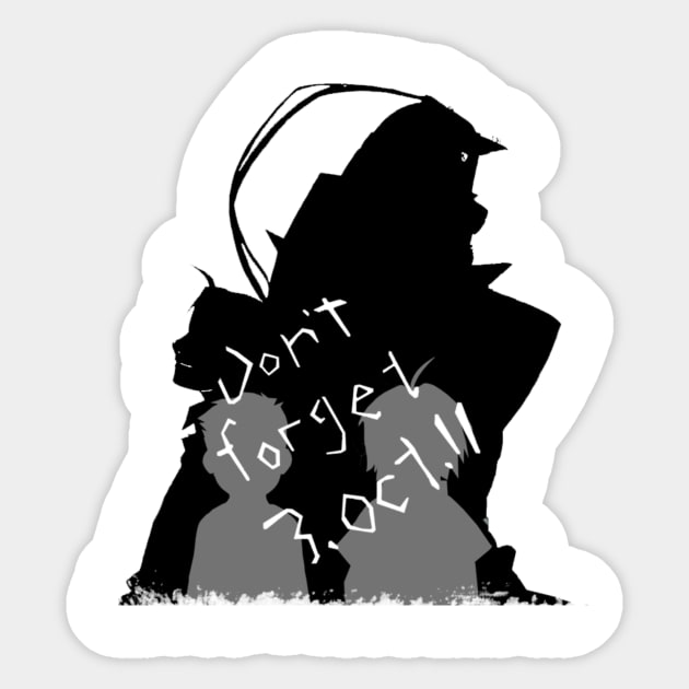 Don't forget. Sticker by raffavain